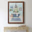 «Blue Bath I», peinture sur toile encadrée-61336669-61336674