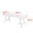 Modern simple pure solid wood dining table-106973303
