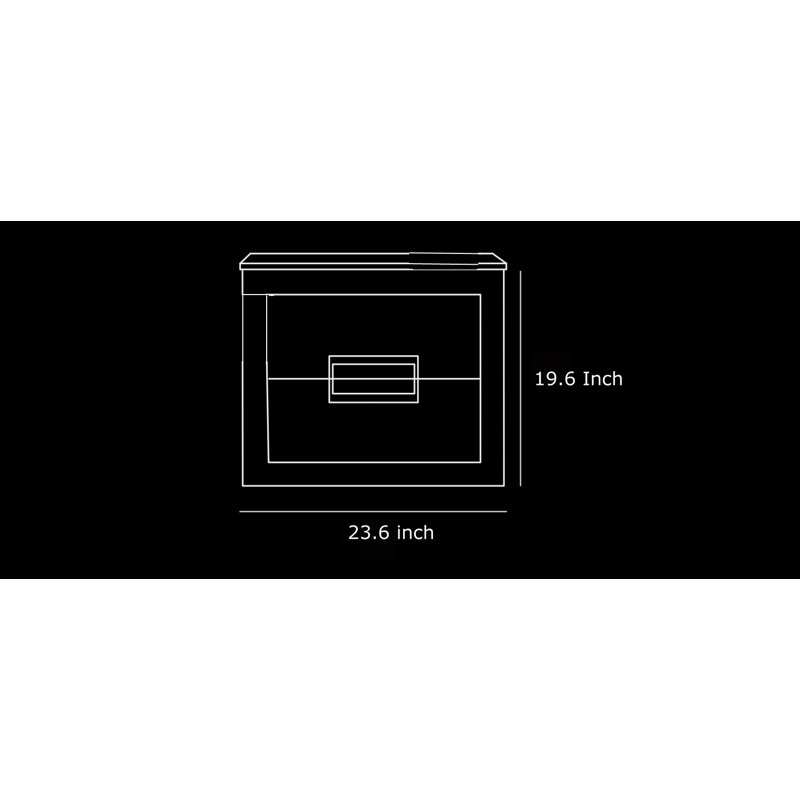 Nova Single Vanity, Black