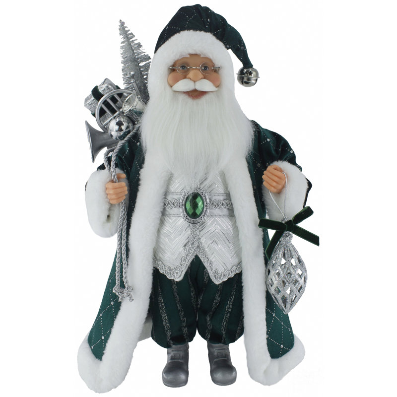Père Noël vert nuit scintillant de 40 cm (16 po) 5828E4776658457995C614FA54C68B45
