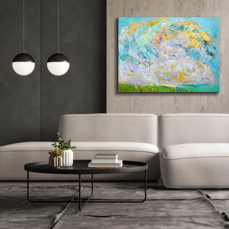  «Apprendre à voler» par Dorothy Fagan, art mural sur toile, H 40 po x l 54 po