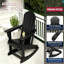 Ensemble de 2 chaises berçantes surdimensionnées toutes saisons Adirondack-1531553940