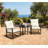 Patio Wicker Furniture Set with Button Tufted Cushions, Rattan Rocking Chairs, Coffee Table-1545283324