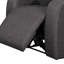 Fauteuil inclinable en tissu résistant aux taches