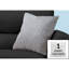 Coussins, carré 18 X 18, insert inclus, jet décoratif, accent, canapé, canapé, chambre à coucher, polyester gris hypoallergénique, moderne-125133903