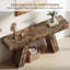 Console 63 po en bois avec tiroirs - Table de canapé d'entrée / de couloir-17601135-17601133
