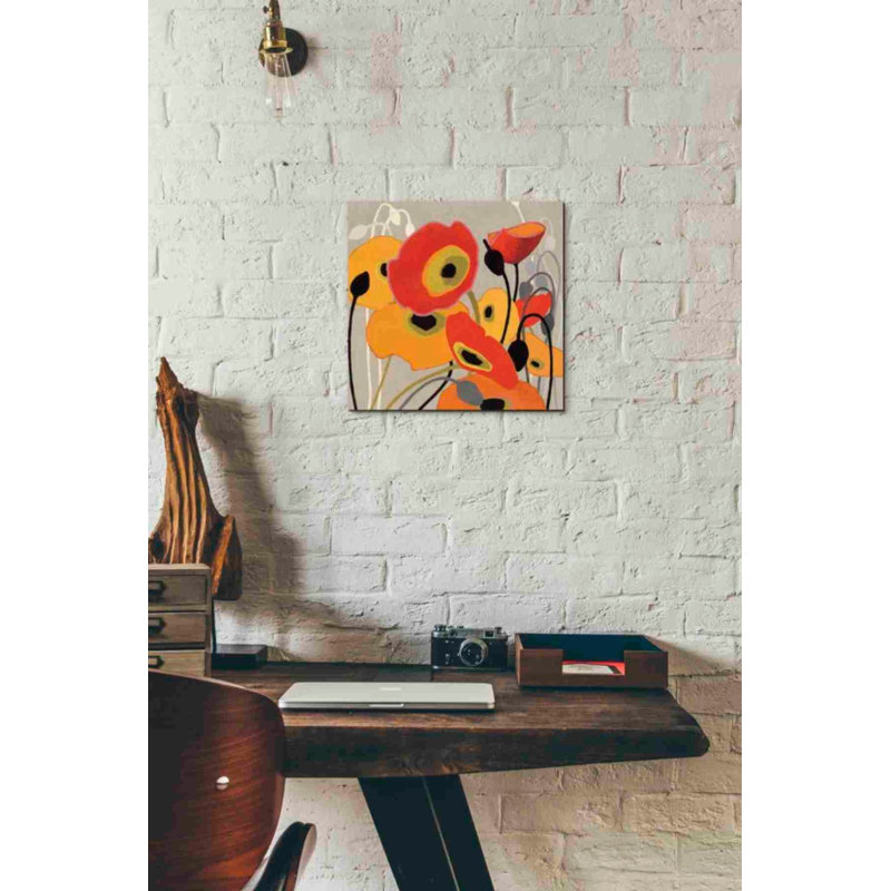 «Mango Tango I» par Shirley Novak, art mural sur toile, H 12 po x l 12 po x P 0,75 po