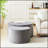 Nesting Coffee Table Set Of 2, Upholstered Round Tables For Living Room, Modern Foam Ottoman And Side Table, No Assembly Required-977535153