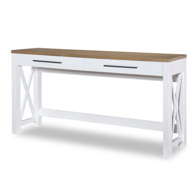 Console en bois massif 72 po Leyva