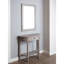 Wine Solid Wood Flat Wall Mirror-39983868