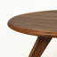 Table basse ronde en bois de noyer Petra, style Mid-Century moderne-1208902538