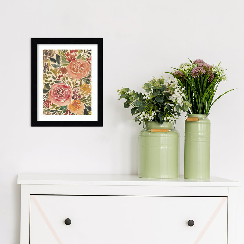 «Alpena Antique Garden IV» par Cheryl Warrick - reproduction encadrée, Noir, H 13 po x l 11 po x P 1 po