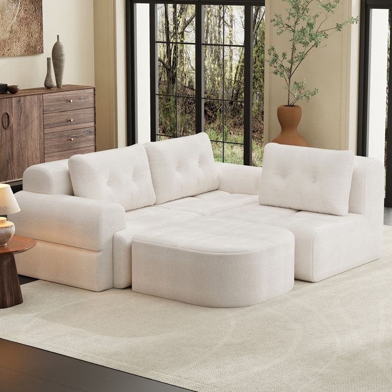 Canapé modulaire Boneless, Beige