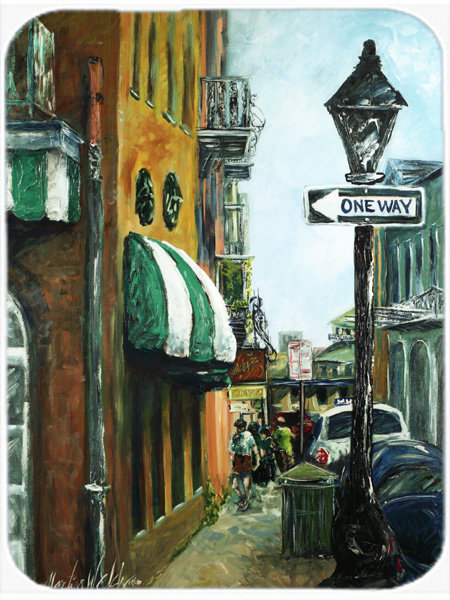 Caroline's Treasures Street Scene Glass Cutting Board