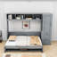 Lit escamotable en bois avec tablettes et tiroirs Nodine-1434812080-1434812087