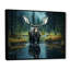 «Green Moose Forest Dusk», art mural orignal-1179537628-1179537627