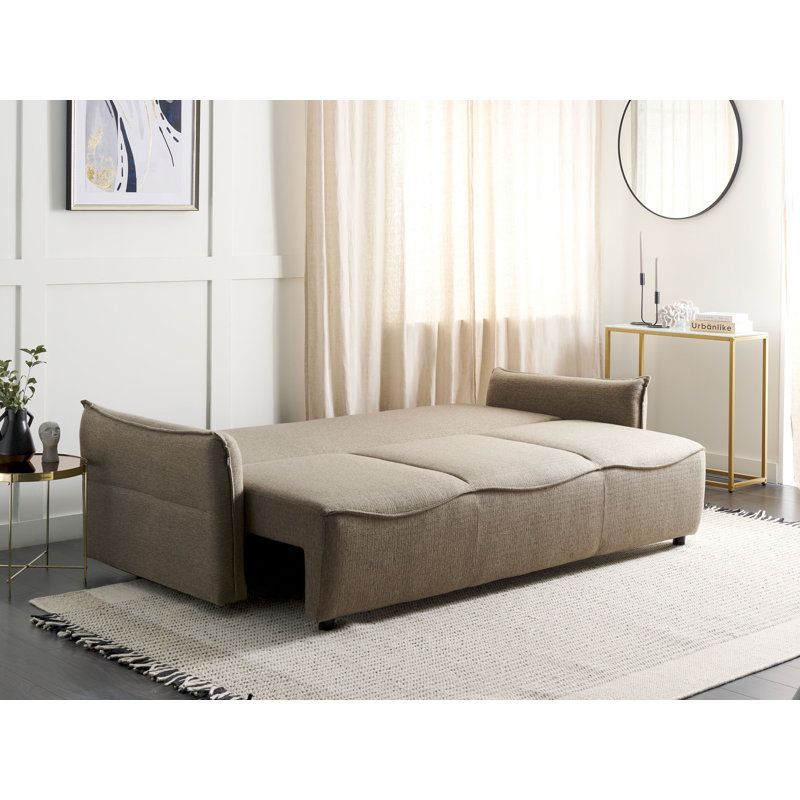 Angleica 3 Seater Sofa Bed, Brown
