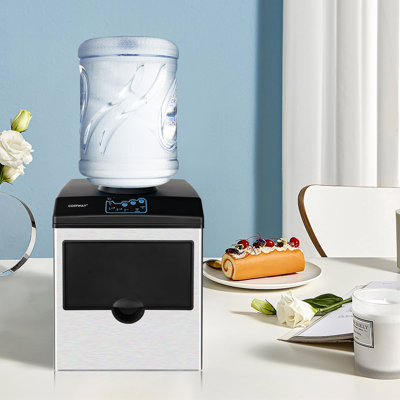 Costway 48 Lb. Daily Production Bullet Clear Ice Portable Ice Maker