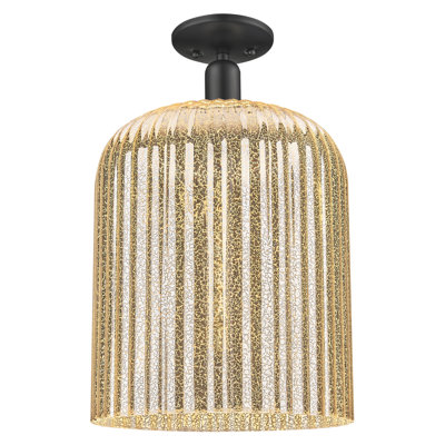 Downtown Urban - Franklin - 1 Light 12" Semi-Flush Mount 