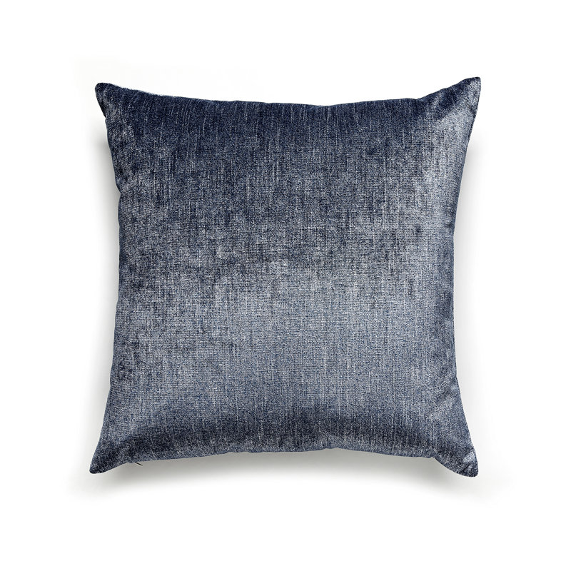 Supreme Square Pillow Cover & Insert, 22"H x 22"W, Dark Gray