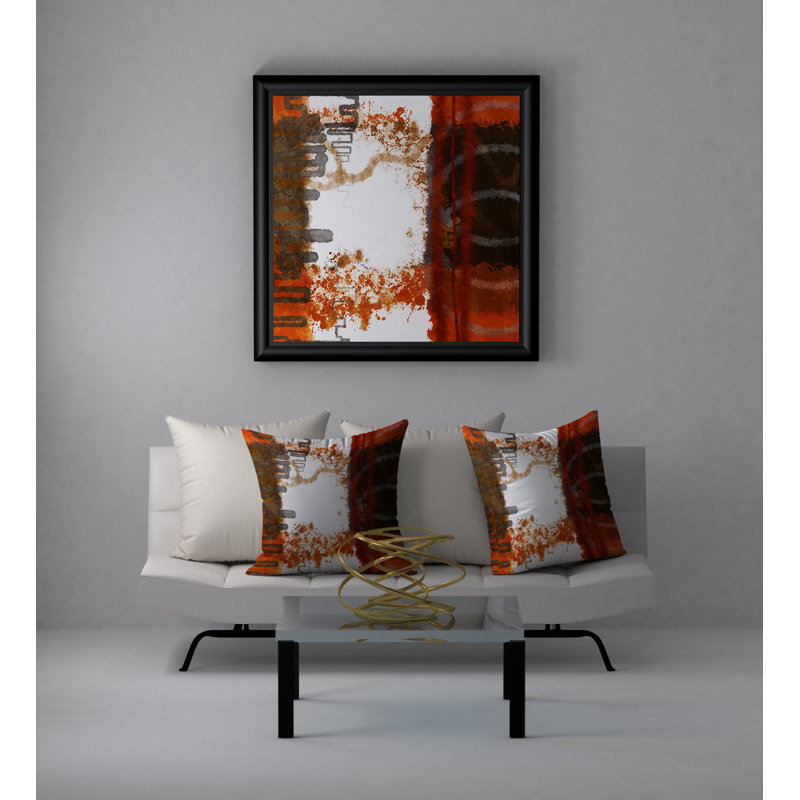 Housse de coussin carrée crémeux Trust, 18 po x 18 po
