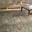 Tapis gris en laine / soie à motif abstrait Huckle-24535615