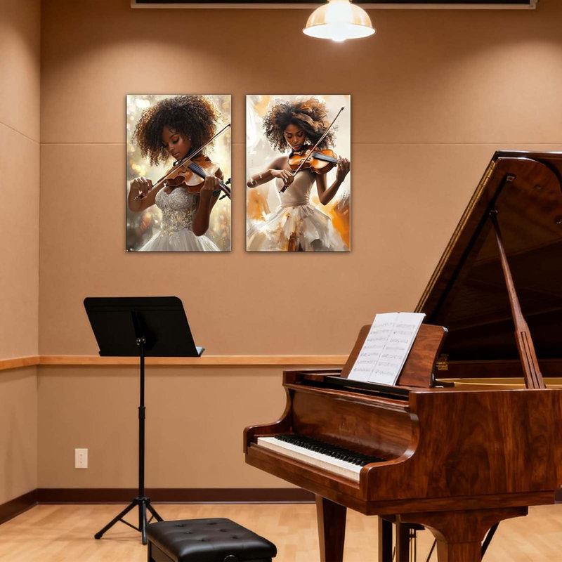 2 Piece Wrapped Canvas Print, 40 cm H x 30 cm W