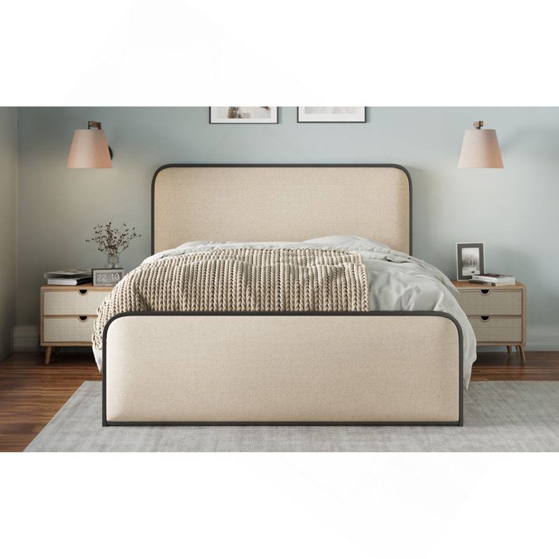 Lit plateforme tapissier