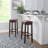 Bartonville Counter & Bar Solid Wood Backless Stool with Upholstered Seat-18674110-111051092