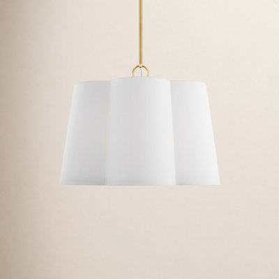 Taj 3-Light Burnished Brass Pendant