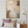 Beige Minimalism Elegance In Bloom On Canvas Print