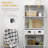 61"H Freestanding Kitchen Pantry