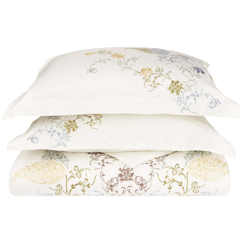 Ensemble de housse de couette 3 pièces Filemon, Housse de couette pour très grand lit et 2 très