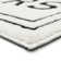 Ghobad Hers Bordered Polyester Machine Washable Bath Rug