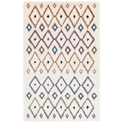 Tapis ivoire / bleu Adarrion 918