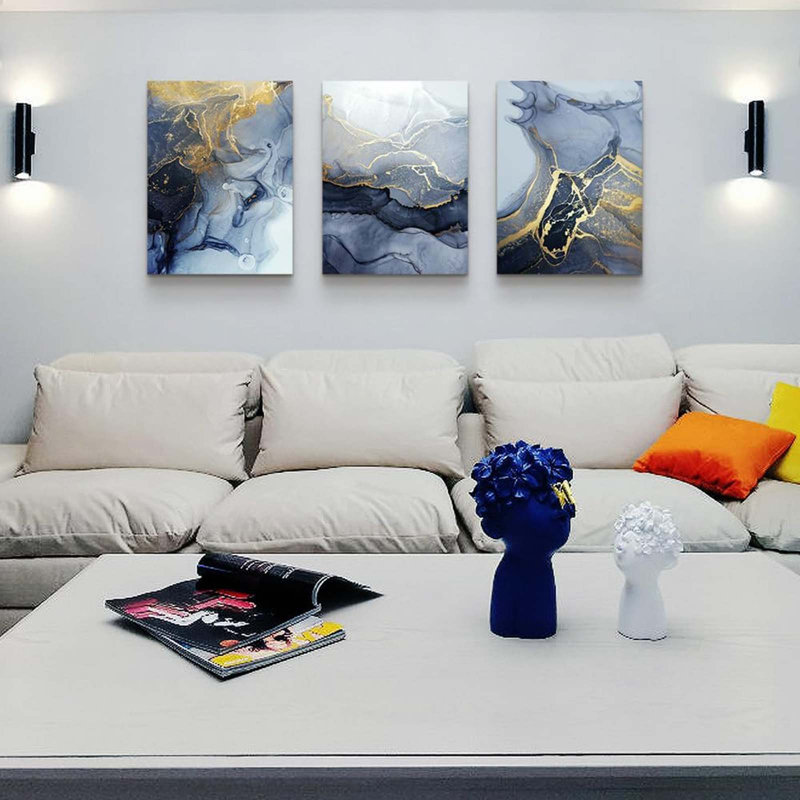 Abstract Canvas Wall Art 3 Piece Set 30x40cm