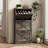 Farmhouse Style Shoe Cabinet With Flip Drawers, Freestanding Entryway Organizer, Narrow Shoe Storage With Metal Accents-857361683