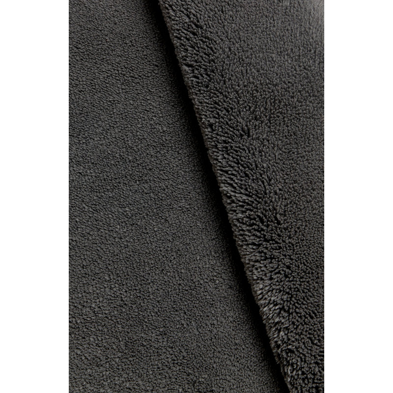 Deep Pile Bath Rug, Ash Gray