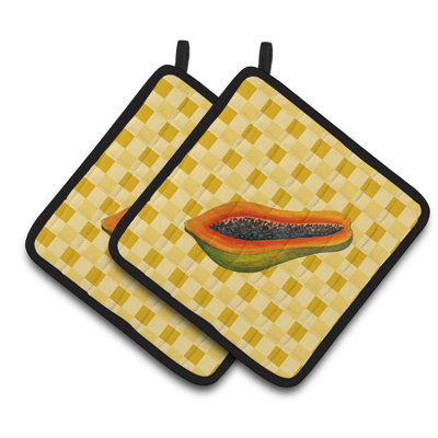 Caroline's Treasures Striped Polyester Potholder