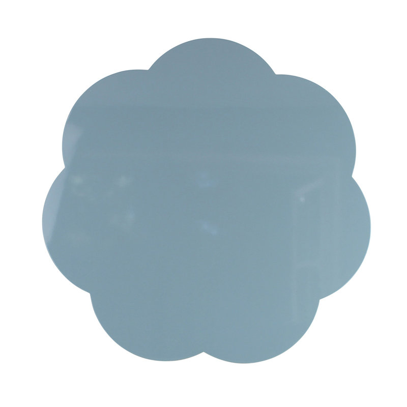 Napperon Laquer, 16,14 po x 16,14 po, Bleu Chambray