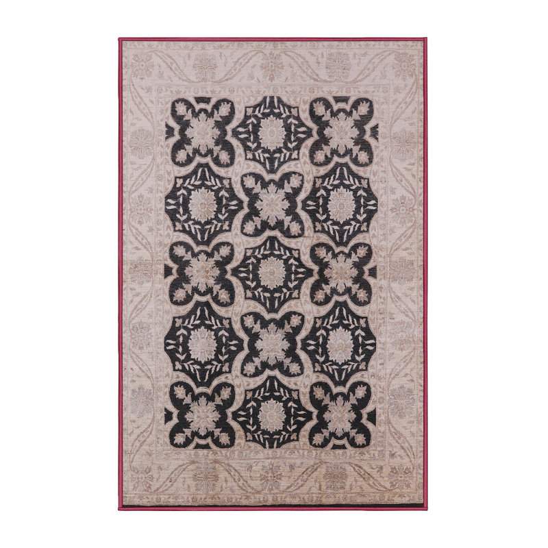 Tapis brun / beige Tecoma, Rectangle 4 pi x 6 pi