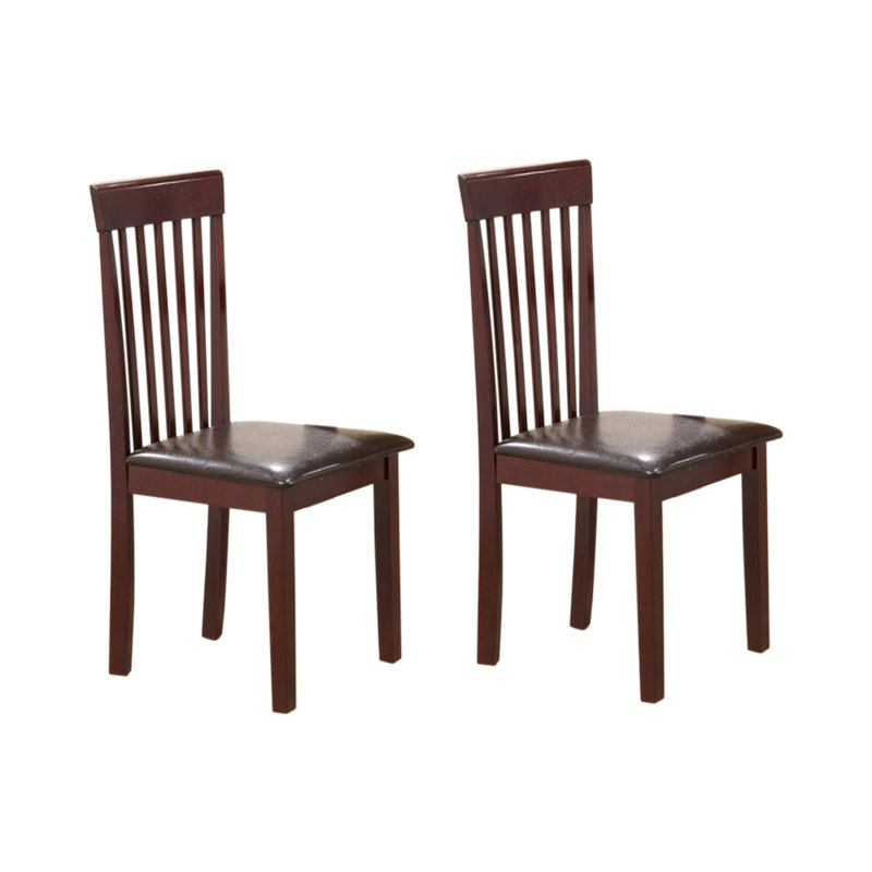 Lauretta Solid Wood Dining Chair, Mahogany