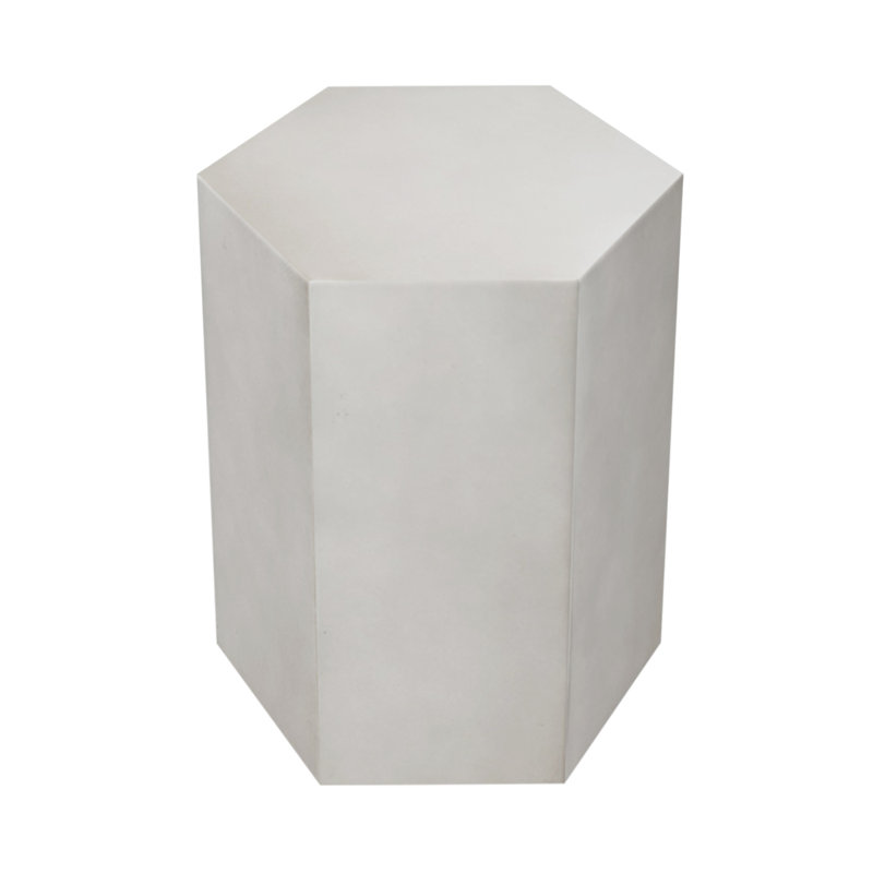 Felishia Outdoor Coffee Table , 14.5'' in. W 12.5'' in. D, Light Grey, 16" H x 14.5" W x 12.5" D