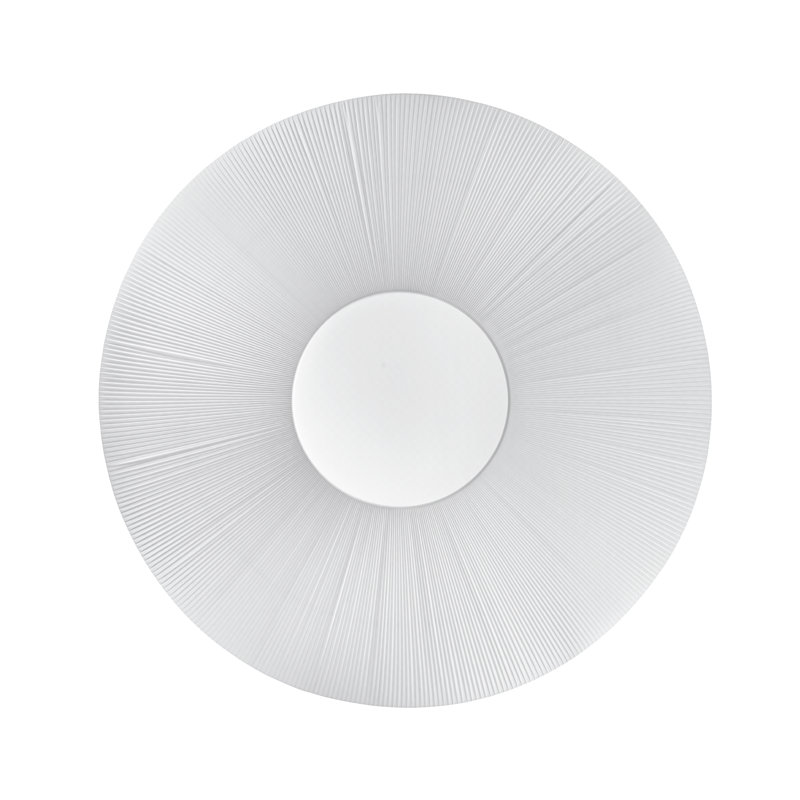 Siam 8-Light 78.7" Flush Mount, White, 28.35" H x 78.74" W x 78.74" D, 8