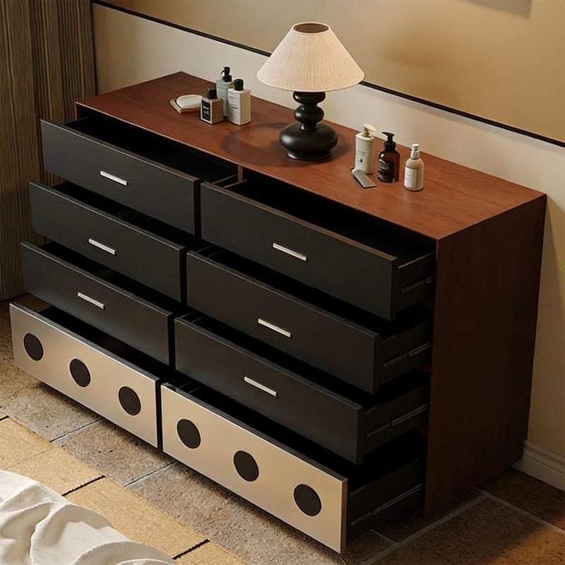 Floor Mounted Color Blocking Buffet Table