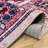 Traditional Machine Washable Area Rug with Non-Slip Backing,Red -329370483