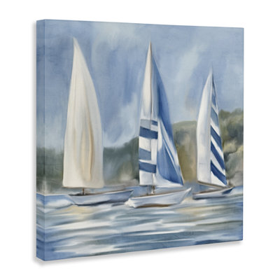 Art mural sur toile Sailo Trio Drifting par Kim Allen