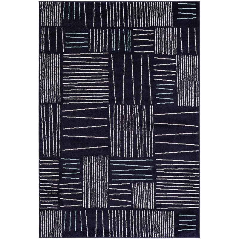 Anaka Geometric Indoor Rug, Rectangle 6'1" x 9'
