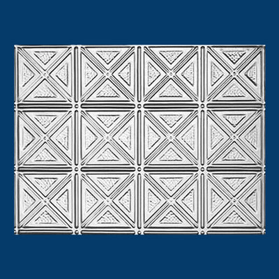Ensemble de 10 panneaux muraux dosseret en étain l 24,38 po x L 24,38 po