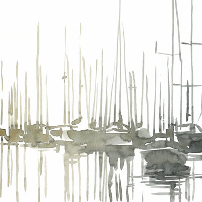 " Early Morning Wharf I " by Emma Caroline Painting Print